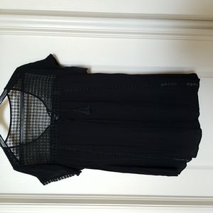 Delicate black blouse, sz 20